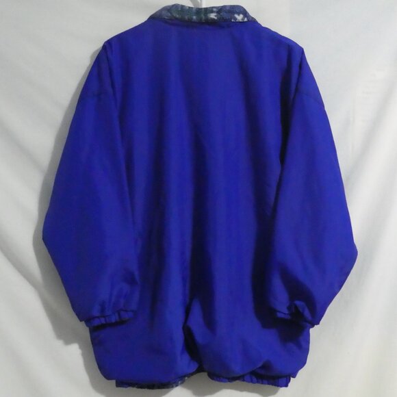 Vintage | OUTBROOK | ladies medium | Blue Reversible Nylon / Fleece Jacket - Picture 2 of 16